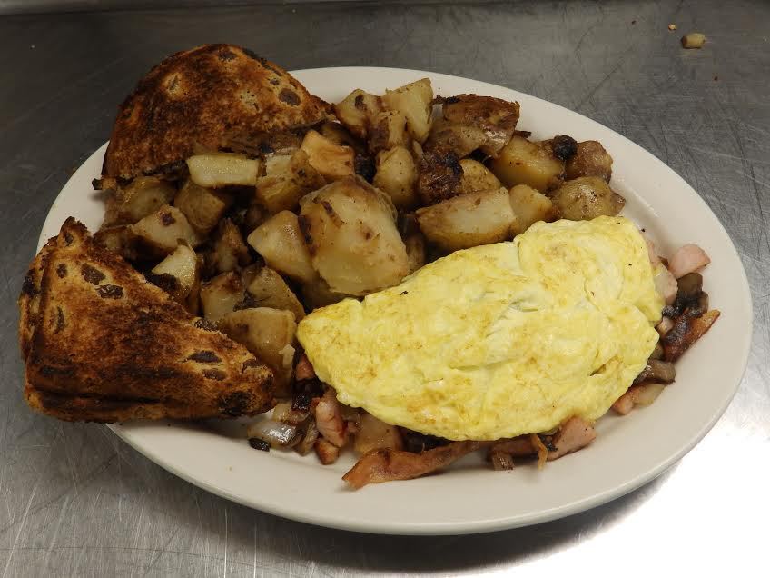 Charlmont Restaurant three egg omelette